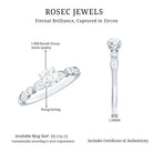 Rosec Jewels-Cubic Zirconia Promise Engagement Ring