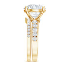5 Carat IGI Certified Lab Grown Diamond Engagement Ring with Wedding Band Lab - ( E-VS1 ) - Rosec Jewels