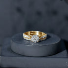 Rosec Jewels-2 Carat Lab Grown Diamond Wedding Ring Set with IGI Certificate