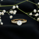 Rosec Jewels-2 Carat Round Lab Grown Diamond Classic Engagement Ring with IGI Certificate