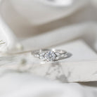 1 Carat Lab Grown Diamond Engagement Ring with IGI Certification Lab - ( E-VS1 ) - Rosec Jewels