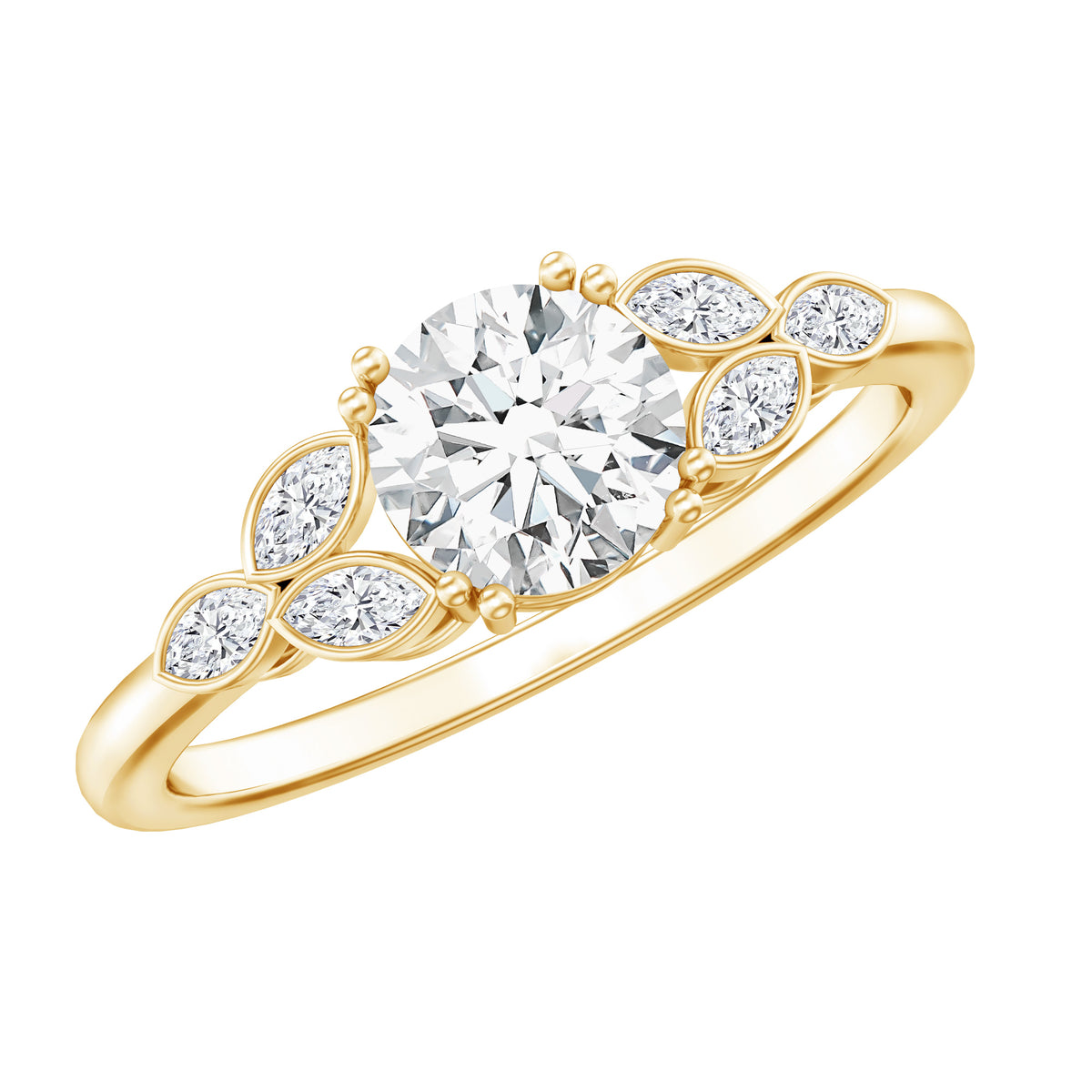 Rosec Jewels-1 Carat Lab Grown Diamond Engagement Ring with IGI Certification