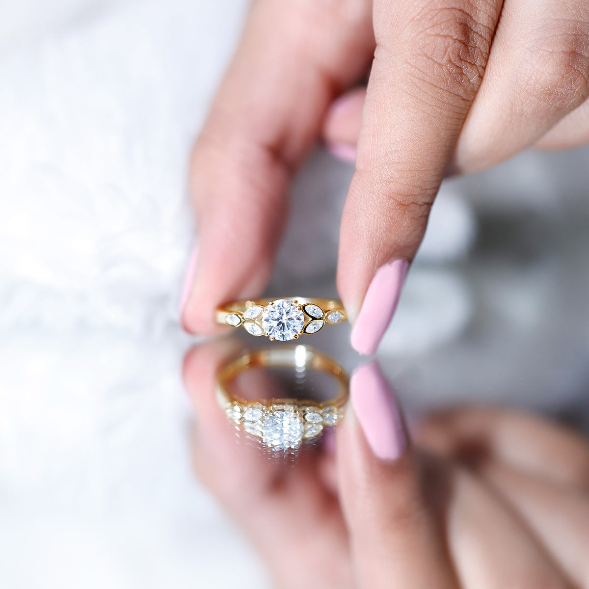 Rosec Jewels-1 Carat Lab Grown Diamond Engagement Ring with IGI Certification