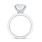 Rosec Jewels-5 Carat Solitaire Lab Grown Diamond Ring Set with IGI Certificate
