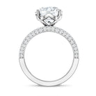 4 Carat IGI Authenticated Lab Grown Diamond Wedding Ring Set for Women Lab - ( E-VS1 ) - Rosec Jewels