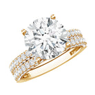 4 Carat IGI Authenticated Lab Grown Diamond Wedding Ring Set for Women Lab - ( E-VS1 ) - Rosec Jewels