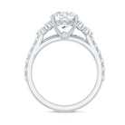 3 Carat Lab Diamond Engagement Ring Set with IGI Certificate Lab - ( E-VS1 ) - Rosec Jewels
