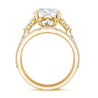 IGI Certified 4 Carat Lab Grown Diamond Engagement Ring with Enhancer Lab - ( E-VS1 ) - Rosec Jewels