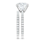 Rosec Jewels-4 Carat Lab Grown Diamond Bridal Ring Set with IGI Certificate
