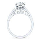 IGI Graded Lab Created 2 Carat Diamond Teardrop Engagement Ring with Side Stones Lab - ( E-VS1 ) - Rosec Jewels
