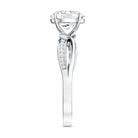 Rosec Jewels-IGI Verified 1 Carat Oval Lab Grown Diamond Infinity Engagement Ring for Women
