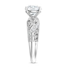 IGI Certified 2 Carat Lab Grown Diamond Vintage Looking Engagement Ring Lab - ( E-VS1 ) - Rosec Jewels