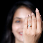 3 Carat Cushion Cut Moissanite Solitaire Engagement Ring with Certificate D-VS1 - Rosec Jewels