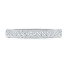 Certified Princess Cut Lab Grown Diamond Eternity Wedding Band Lab - ( EF-VS ) - Rosec Jewels