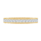 Certified Princess Cut Lab Grown Diamond Eternity Wedding Band Lab - ( EF-VS ) - Rosec Jewels