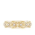 Moissanite Celtic Knot Wedding Band Ring D-VS1 - Rosec Jewels