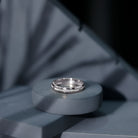 Brilliant Cut Moissanite Wedding Band D-VS1 - Rosec Jewels