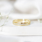 Brilliant Cut Moissanite Wedding Band D-VS1 - Rosec Jewels