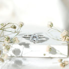 Lab Grown 2 Carat Diamond Solitaire Engagement Ring with IGI Certificate Lab - ( E-VS1 ) - Rosec Jewels