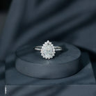 IGI Verified 2 Carat Lab Grown Diamond Pear Halo Engagement Ring Lab - ( E-VS1 ) - Rosec Jewels