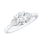 IGI Certified 2 Carat Lab Grown Diamond Round Engagement Ring for Her Lab - ( E-VS1 ) - Rosec Jewels