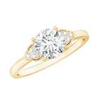 IGI Certified 2 Carat Lab Grown Diamond Round Engagement Ring for Her Lab - ( E-VS1 ) - Rosec Jewels