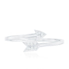 Natural Diamond Arrow Promise Ring for Her Natural - ( HI-SI ) - Rosec Jewels