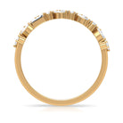 Real Diamond Half Eternity Band Ring Natural - ( HI-SI ) - Rosec Jewels