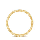 Minimal Diamond Zig Zag Eternity Band Ring Natural - ( HI-SI ) - Rosec Jewels