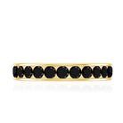 Rosec Jewels-2.75 CT Channel Set Black Spinel Eternity Ring