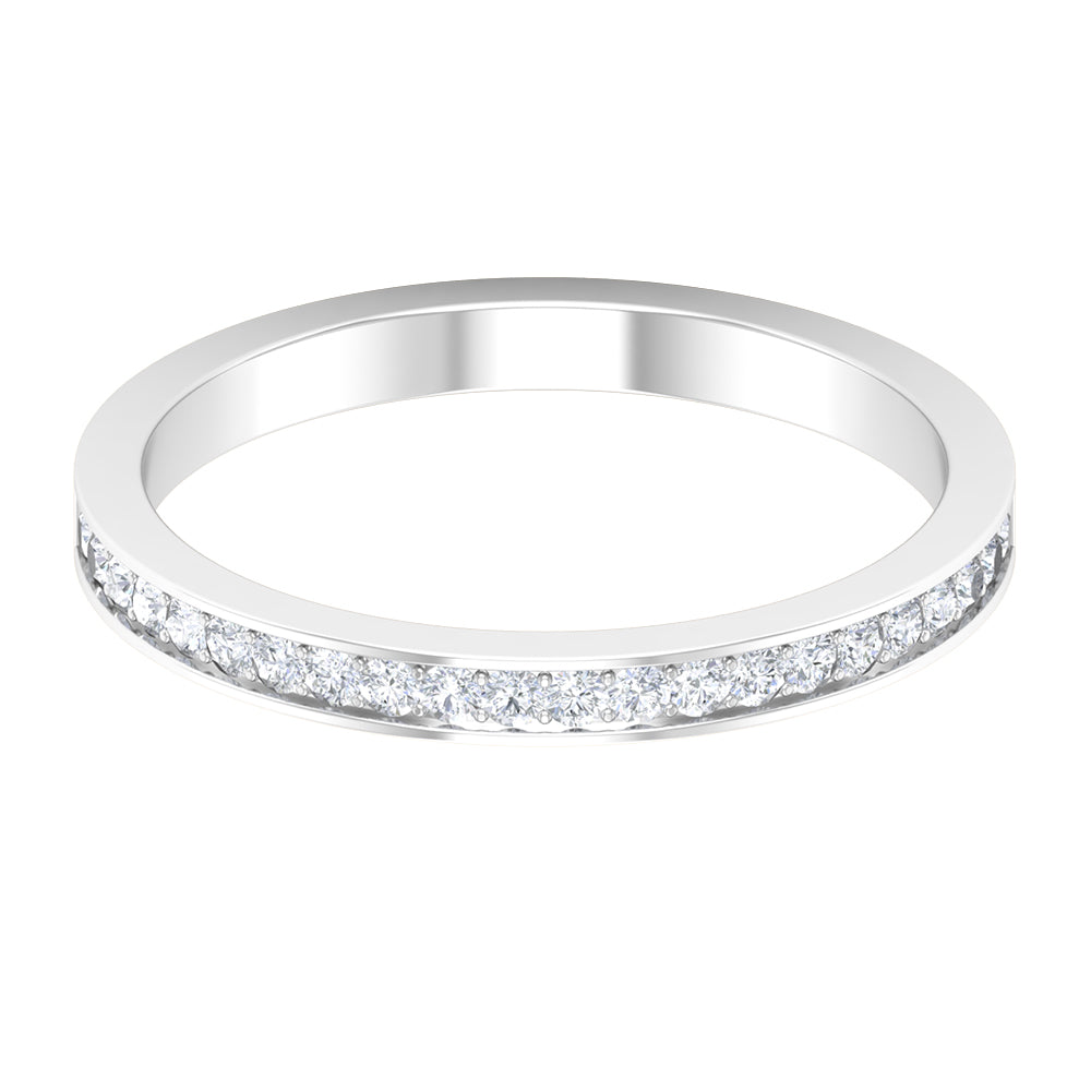 Diamond Stackable Half Eternity Ring