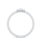 Nature Inspired Diamond Flower Promise Ring for Proposal Natural - ( HI-SI ) - Rosec Jewels