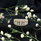 Certified Moissanite Vintage Wedding Band Ring D-VS1 - Rosec Jewels