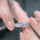 Natural Diamond Wide Wedding Band for Women Natural - ( HI-SI ) - Rosec Jewels