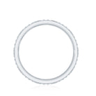 Natural Diamond Wide Wedding Band for Women Natural - ( HI-SI ) - Rosec Jewels