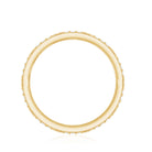 Natural Diamond Wide Wedding Band for Women Natural - ( HI-SI ) - Rosec Jewels