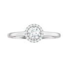 Natural 0.25 Carat Diamond Promise Ring with Certificate Natural - ( HI-SI ) - Rosec Jewels