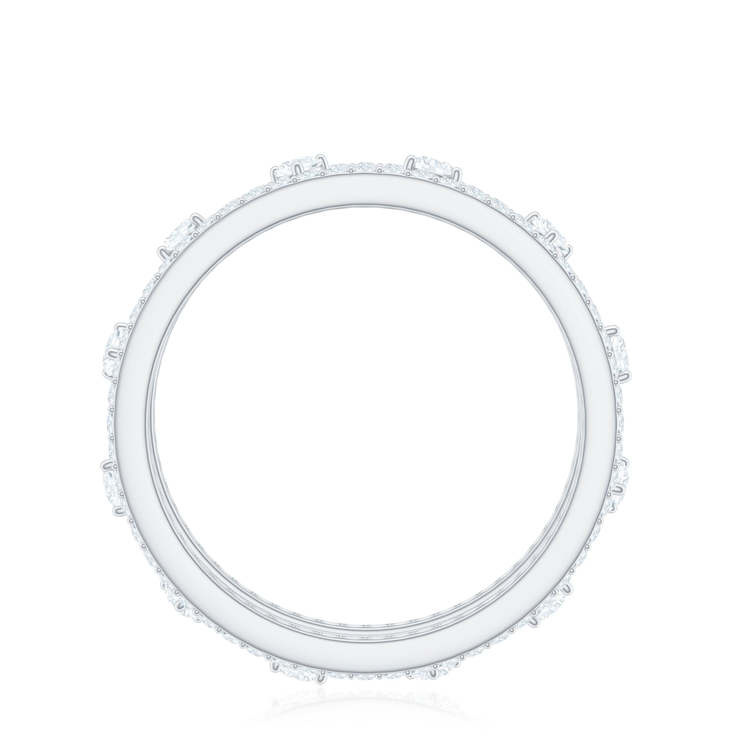 Rosec Jewels-Certified Moissanite Wedding Band