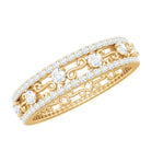 Rosec Jewels-Certified Moissanite Wedding Band