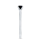 Simple Black Onyx Solitaire Promise Ring for Women AAA - Rosec Jewels