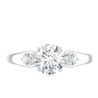 Certified 2 Carat Moissanite Promise Engagement Ring D-VS1 - Rosec Jewels