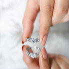 Lab Grown Diamond Art Deco Engagement Ring Lab - ( EF-VS ) - Rosec Jewels