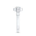 Lab Grown Diamond Minimal Engagement Ring For Her Lab - ( EF-VS ) - Rosec Jewels