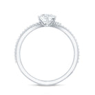 Rosec Jewels-Lab Grown Diamond Solitaire Splt Shank Engagement Ring