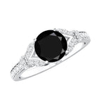 Rosec Jewels-Lab Grown Black Diamond Solitaire Engagement Ring