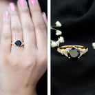 Rosec Jewels-Lab Grown Black Diamond Solitaire Engagement Ring