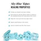 Bezel Set Sky Blue Topaz Solitaire Stud Earrings with Beaded Halo Sky Blue Topaz - ( AAA ) - Quality - Rosec Jewels