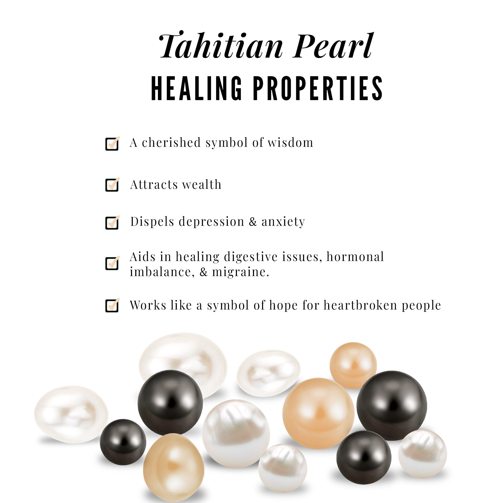 Designer Tahitian Black Pearl Solitaire Engagement Ring with Diamond Tahitian pearl - ( AAA ) - Quality - Rosec Jewels