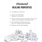 Round Diamond Heart Half Eternity Ring Diamond - ( HI-SI ) - Color and Clarity - Rosec Jewels