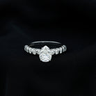 2.25 CT Pear Moissanite Solitaire Engagement Ring Moissanite - ( D-VS1 ) - Color and Clarity - Rosec Jewels